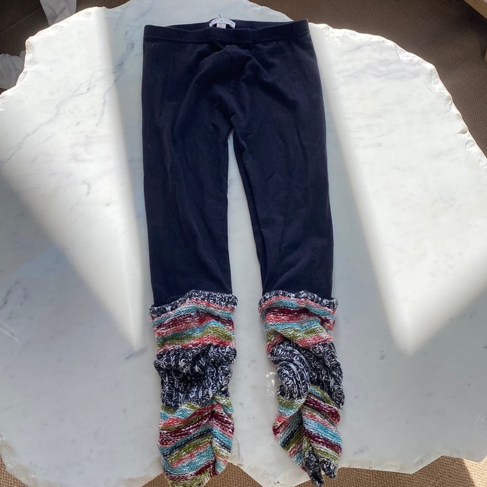 Mimi & Maggie 6X leggings with attached leg warmers